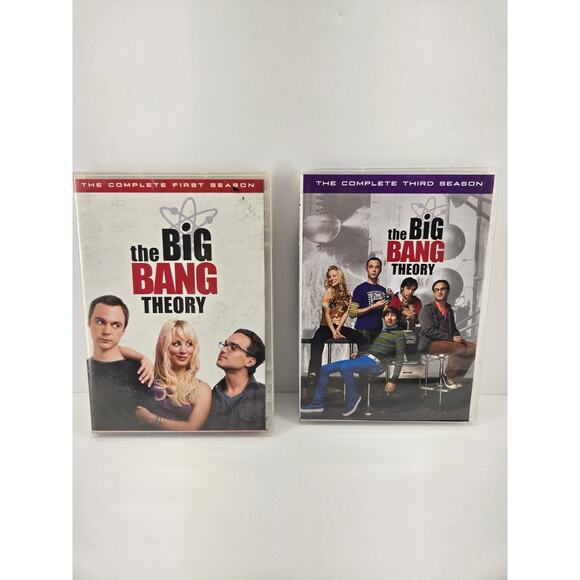 The Big Bang Theory DVD Bundle | Complete First & Third Season DVD Lot - Picture 1 of 2